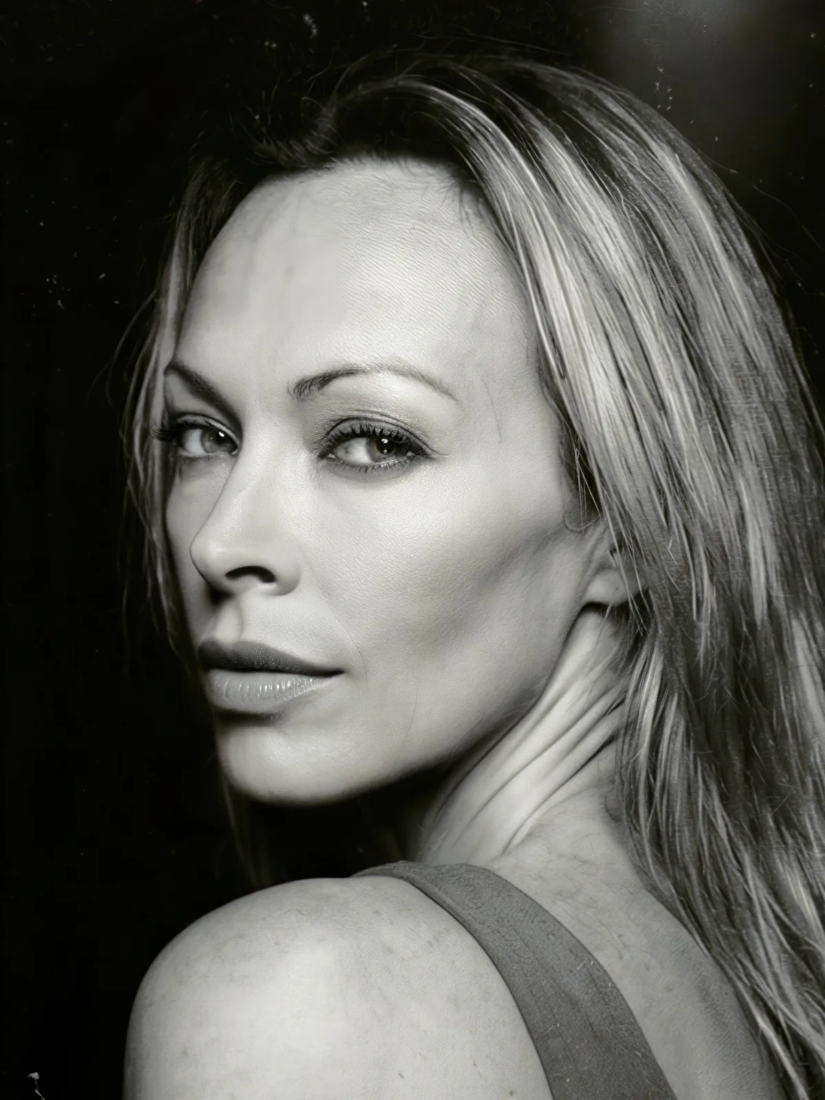 Black and white portrait of Rhona Chambers, FNP-C